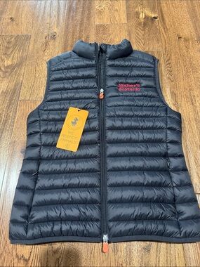 NWT Maker's Mark Branded Black Vest